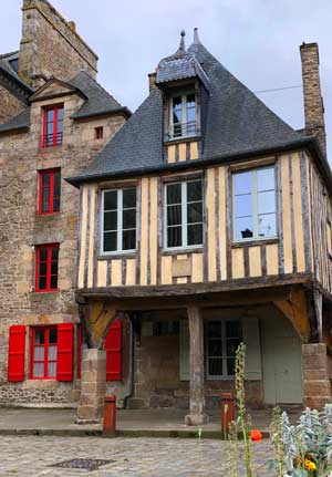 Maison à colombages à Dinan