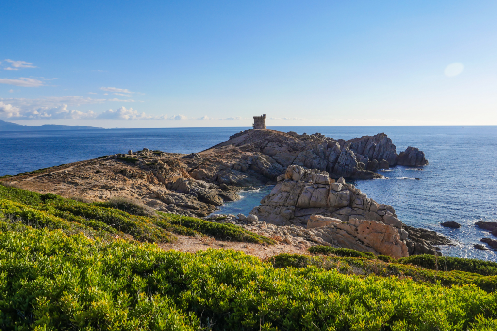 Sentier vers la Tour d'Omigna, Cargèse, Corse