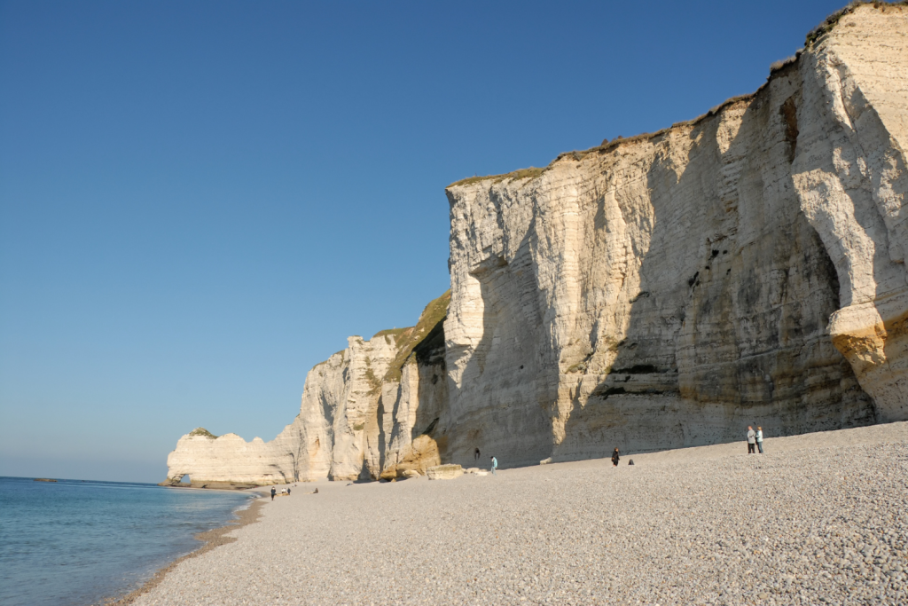 Plage de galet d'Étretat