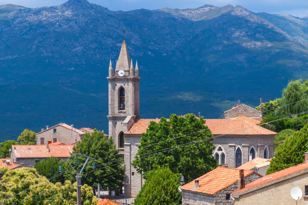 Village de Zonza en Corse du sud