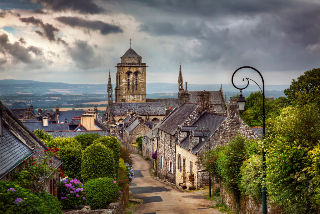 village Locronan, Bretagne