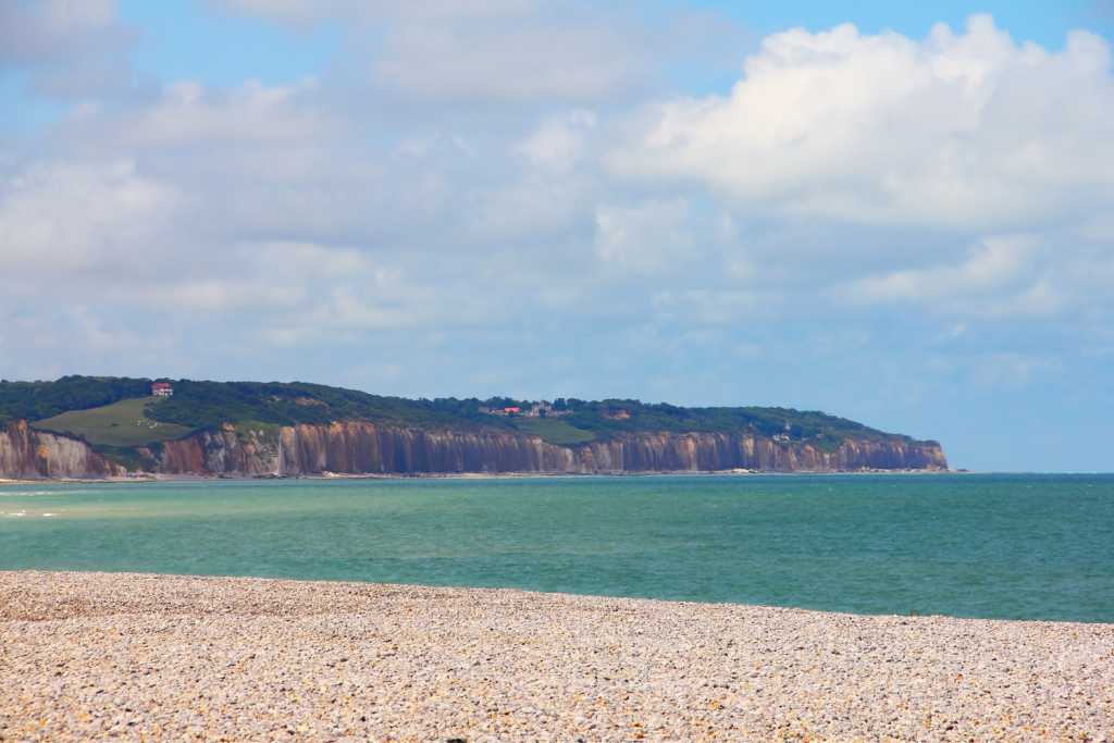 Plage de galets de Dieppe