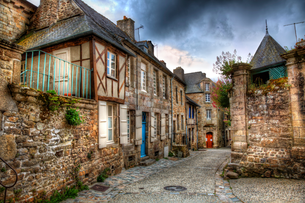 Village Morcontour, Bretagne