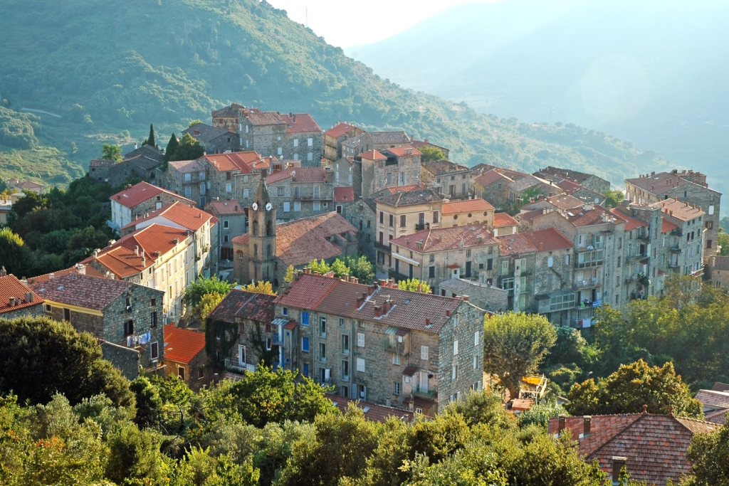 Village de Sainte-Lucie de Tallano en Corse du sud