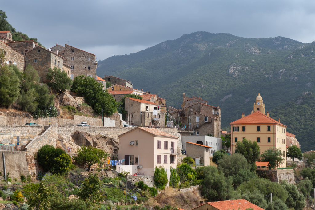 Village de Olmeto en Corse du sud