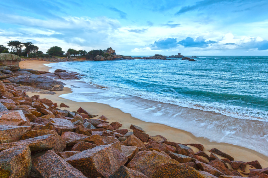 Plage de Tregastel à Trégastel