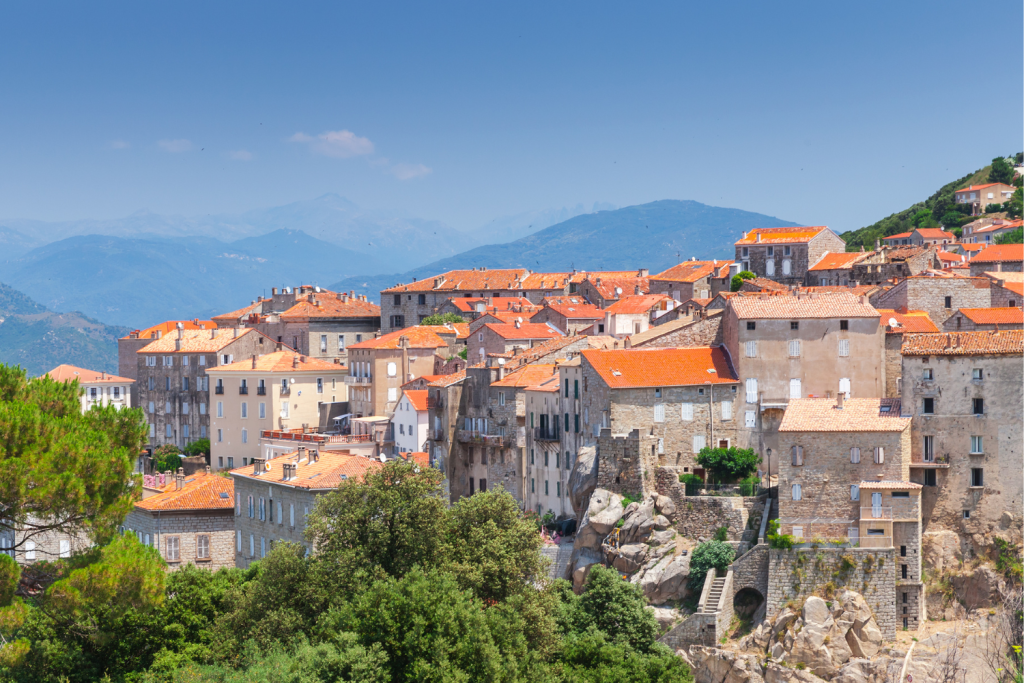 Village de Sartène en Corse du sud