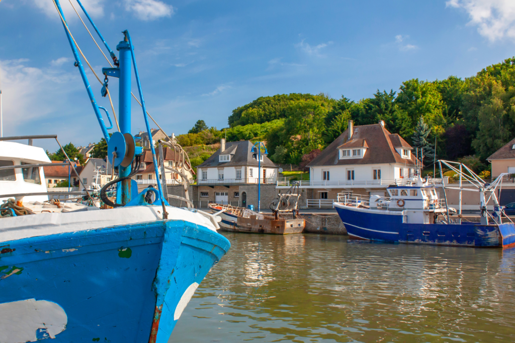 village de pêcheur Port-en-Bessin-Huppain