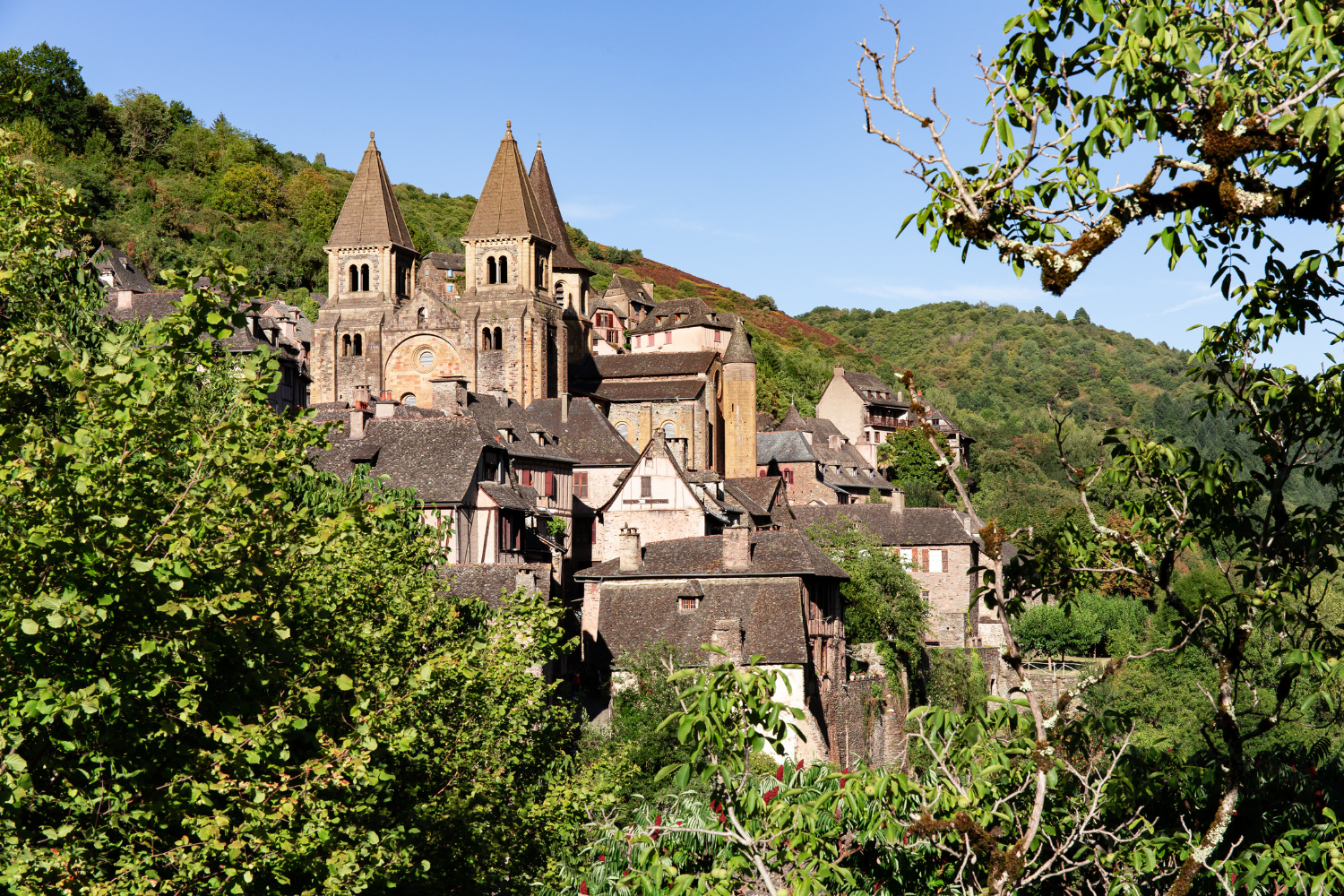 Conques, plus beau village de l'aveyron