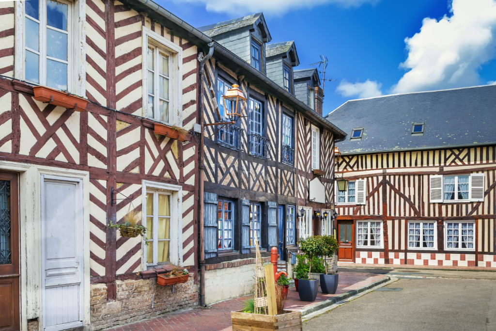 Village Beuvron-en-Auge, plus beaux villages de France