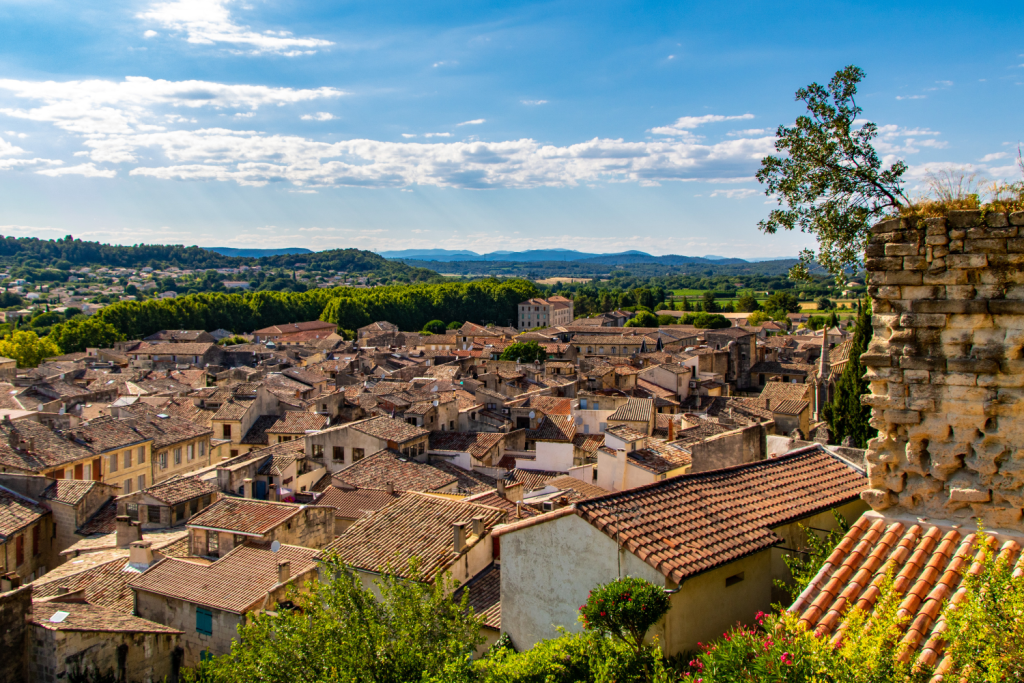 Sommières village autour de Montpellier