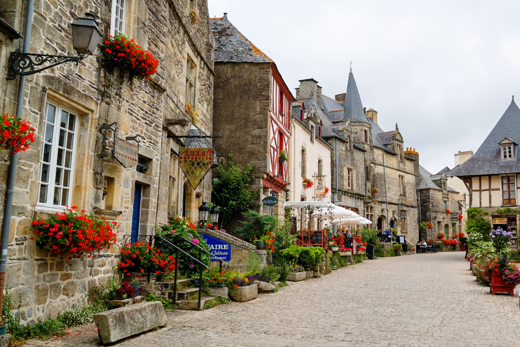 Village Rochefort-en-Terre, plus beaux villages de France