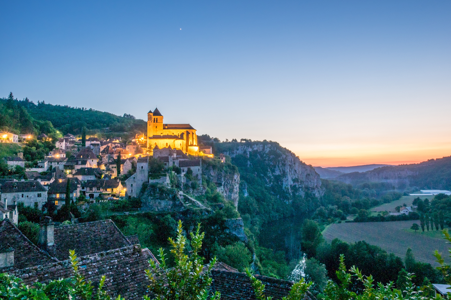 Saint-Cirq-Lapopie, plus beaux villages d'occitanie