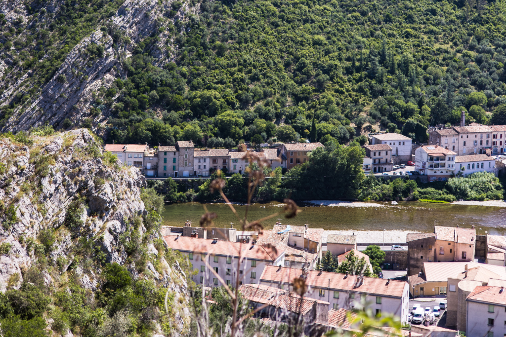 Anduze, surnommée la "Porte des Cévennes", village des cévennes