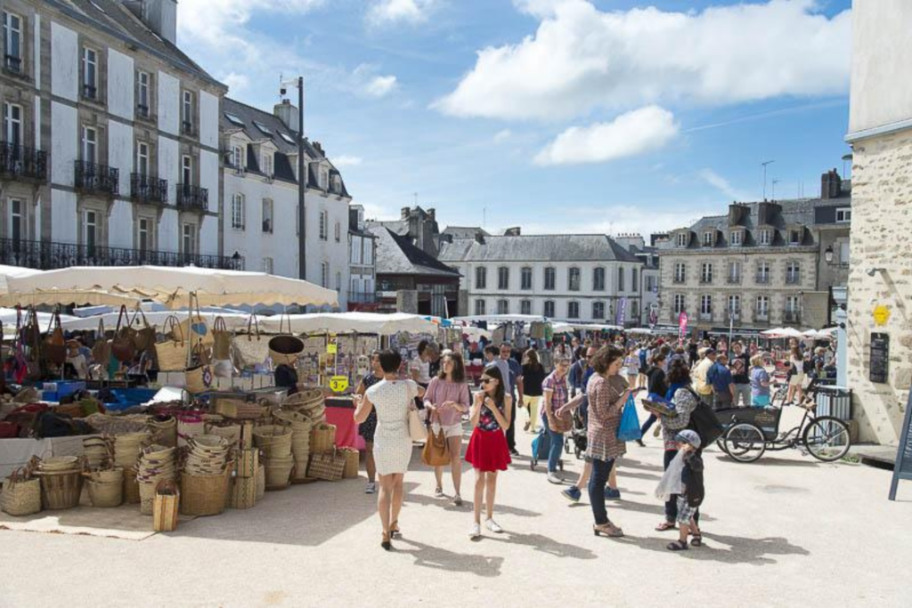 Parc naturel régional du Golfe du Morbihan, marché de Vannes